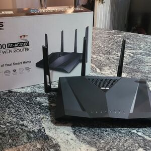 ASUS RT-AC3100 AC3100 Extreme Dual-Band Gigabit Wi-Fi Router Like New